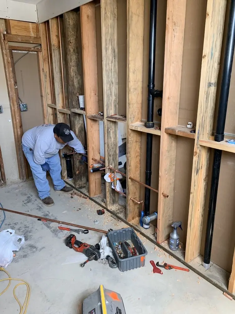 Commercial rough-in plumbing for Gas Line Repair in Northwest Hillsboro